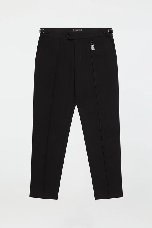 PINTUCK PANTS – BLACK