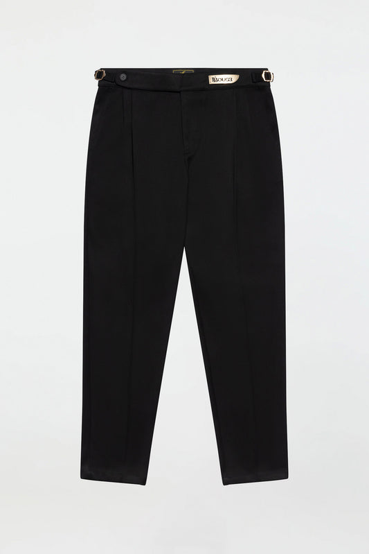 PLEATED PANTS – BLACK