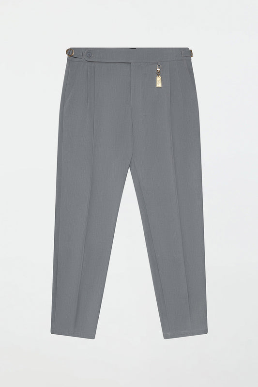 PLEATED PANTS – GREY